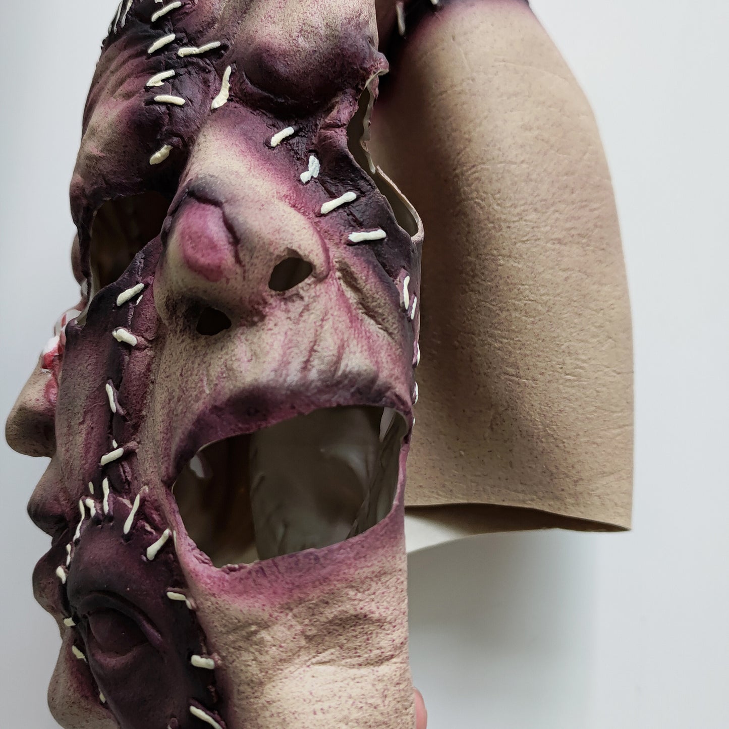 Three-sided Grimace Horror Mask