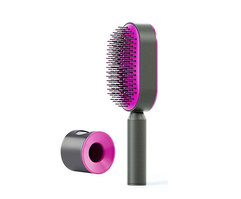 Self Cleaning Hair Brush - Noveltify