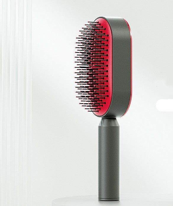 Self Cleaning Hair Brush - Noveltify