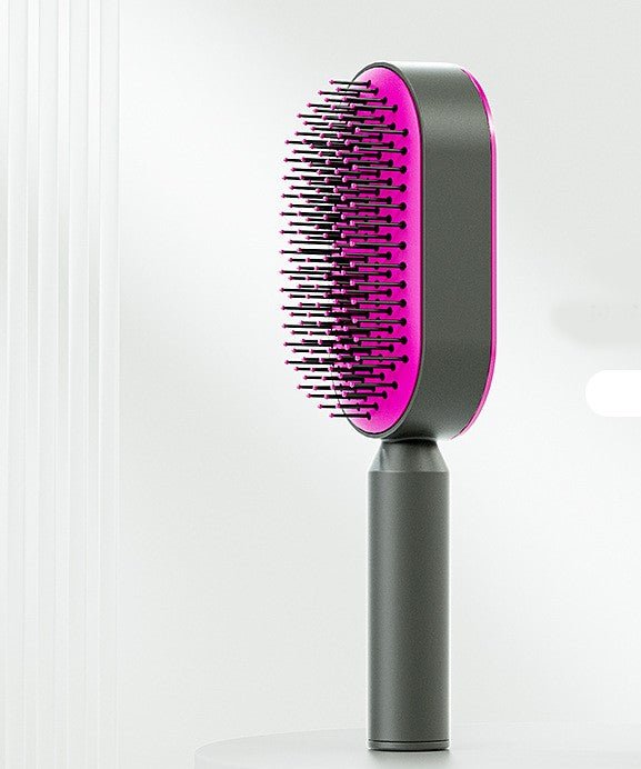 Self Cleaning Hair Brush - Noveltify