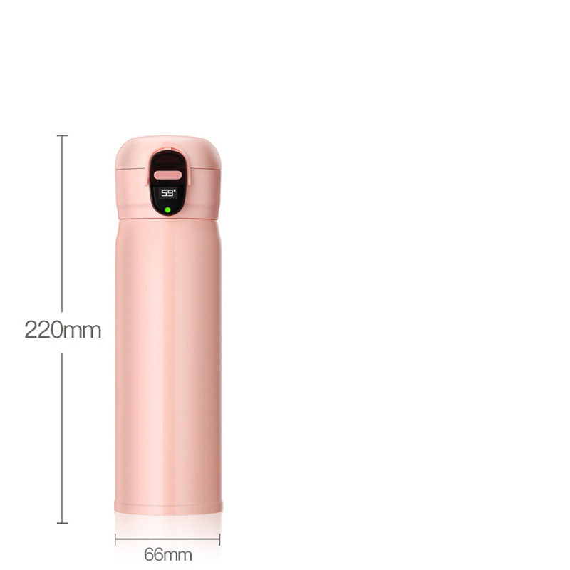 Stainless Steel Drinking Water Bottle with Reminder