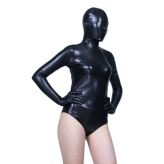 Women's Black Glued Costume