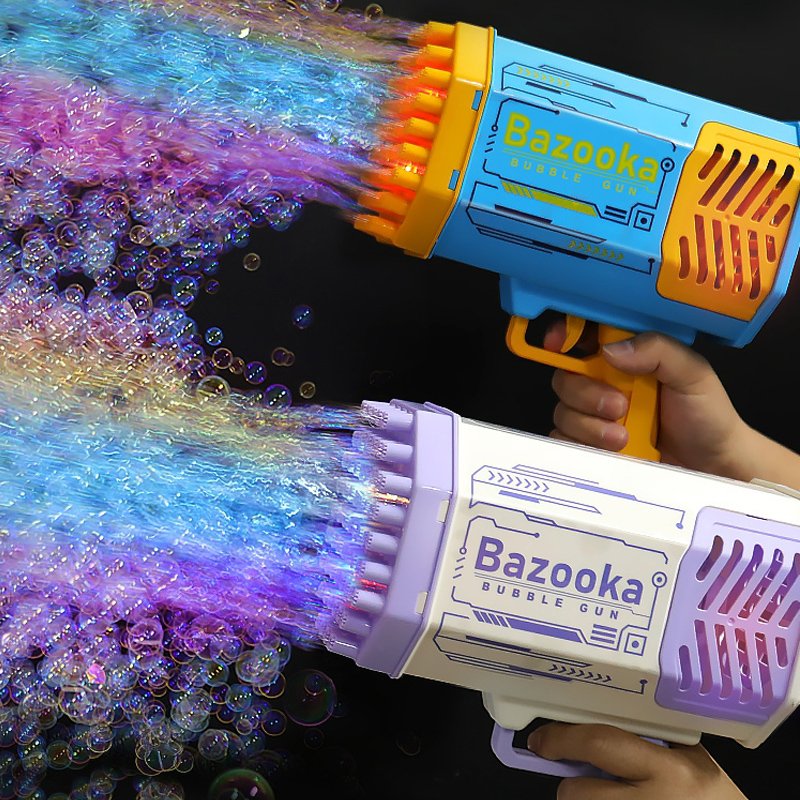 Bubble Gun With Colorful Led Lights - Noveltify